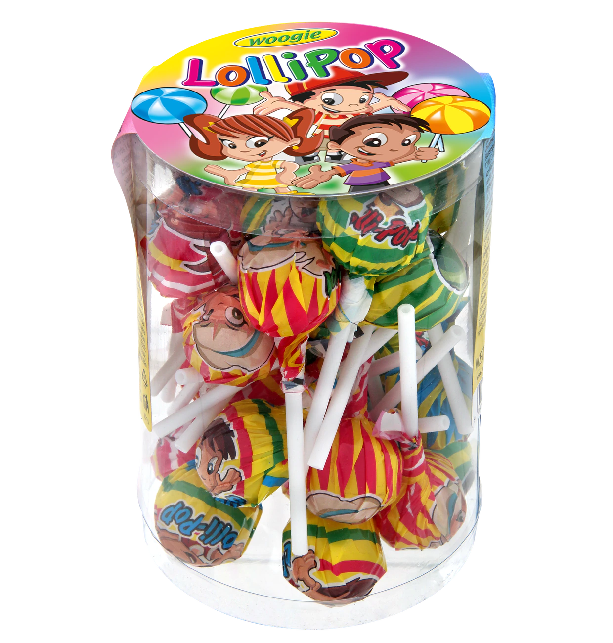 Lollipops 300g Geschmacksrichtungen: Zitrone, Orange, Apfel, Cola, Himbeere, Erdbeere