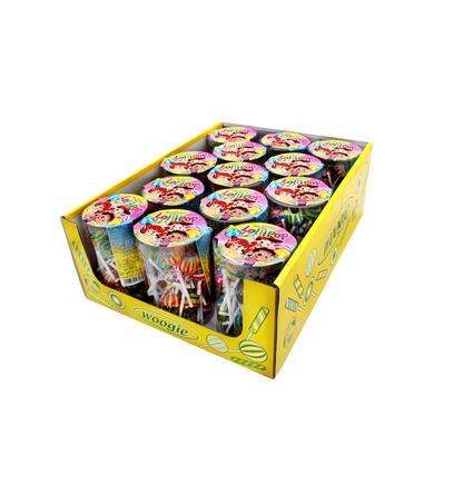 Lollipops 300g Geschmacksrichtungen: Zitrone, Orange, Apfel, Cola, Himbeere, Erdbeere