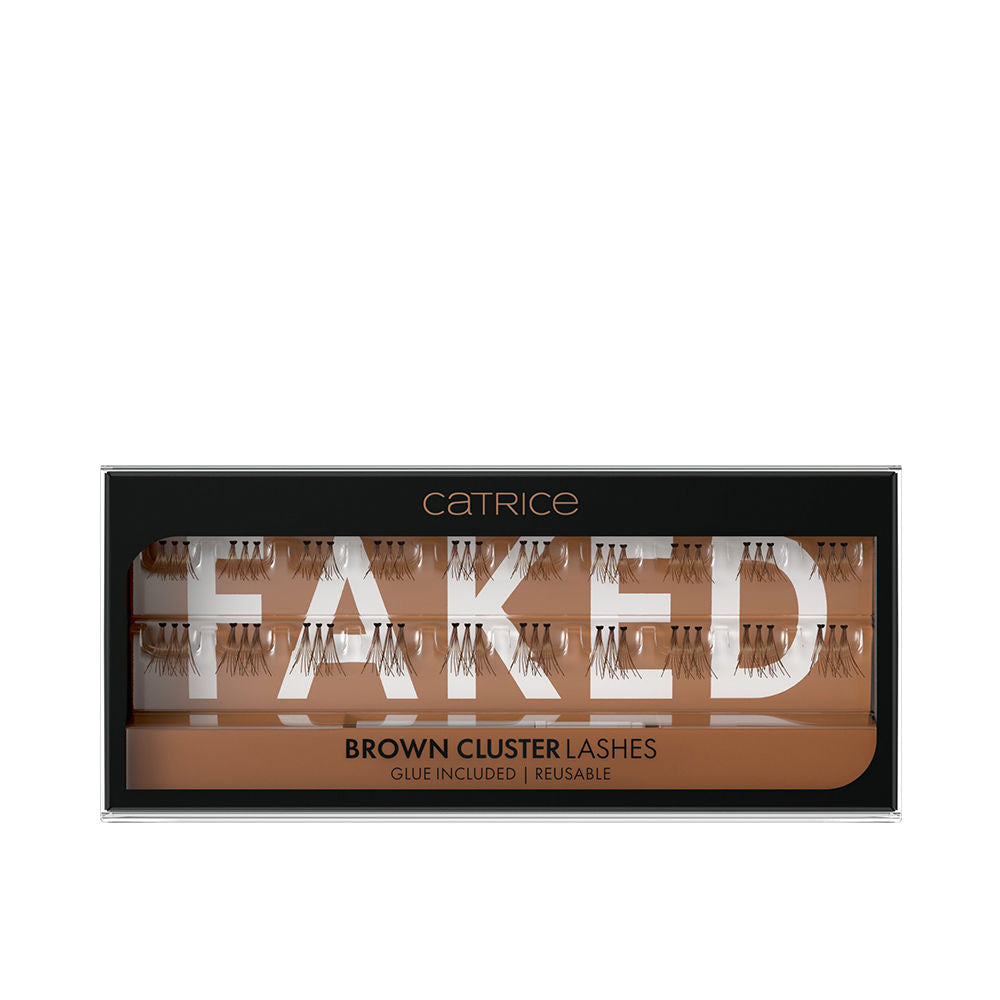 FAKED BROWN CLUSTER false eyelashes 20 units