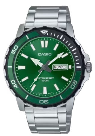 CASIO COLLECTION & VINTAGE CASIO SPORT Mod. DIVER 100M - FOREST GREEN – Produktansicht