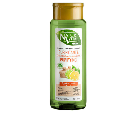 NATURVITAL Eco Purificante Jengibre y Limón Shampoo 300 ml