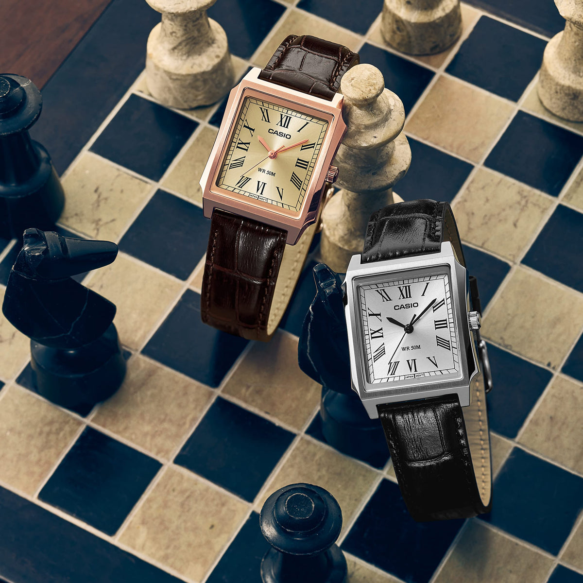CASIO COLLECTION Mod. TANK - LEATHER, WHITE ansicht-3