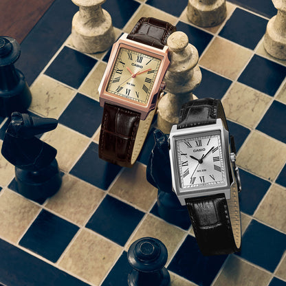 CASIO COLLECTION Mod. TANK - LEATHER, WHITE ansicht-3