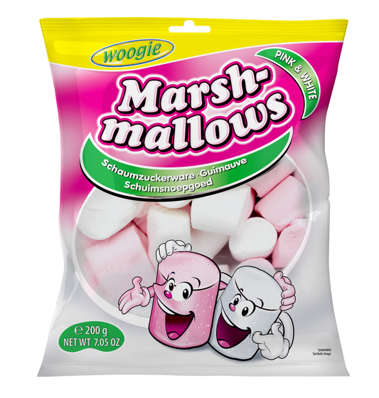 Marshmallows Pink & White 200g