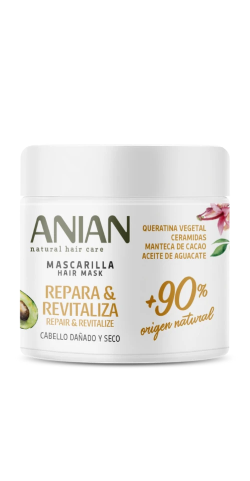 ANIAN ANIAN Repara y Revitaliza Mascarilla Queratina Vegetal 350 ml Haarmaske Kosmetik
