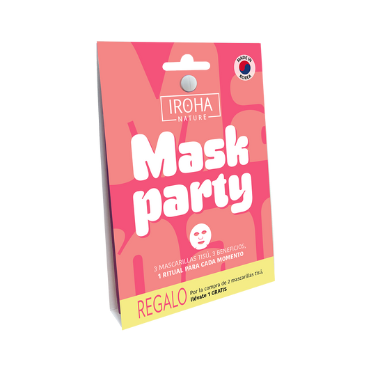 IROHA NATURE IROHA NATURE Mask Party Set 3-teilig Kosmetikmaske Geschenkbox