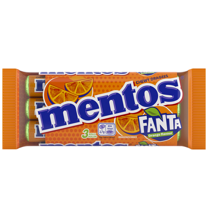 mentos Fanta 3x38g Dragées mit Fantageschmack