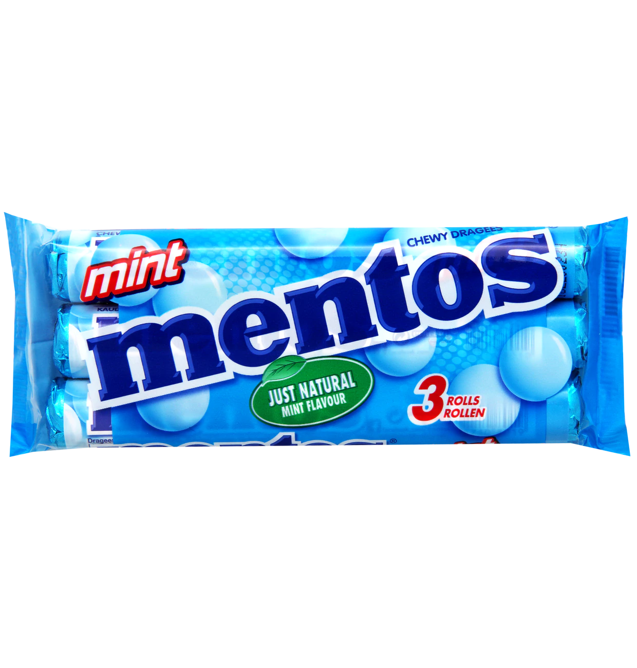mentos Fruit 3x38g Dragées mit Mintgeschmack