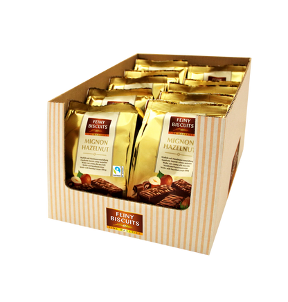 Mignon Waffeln mit Haselnusscremefüllung 200g