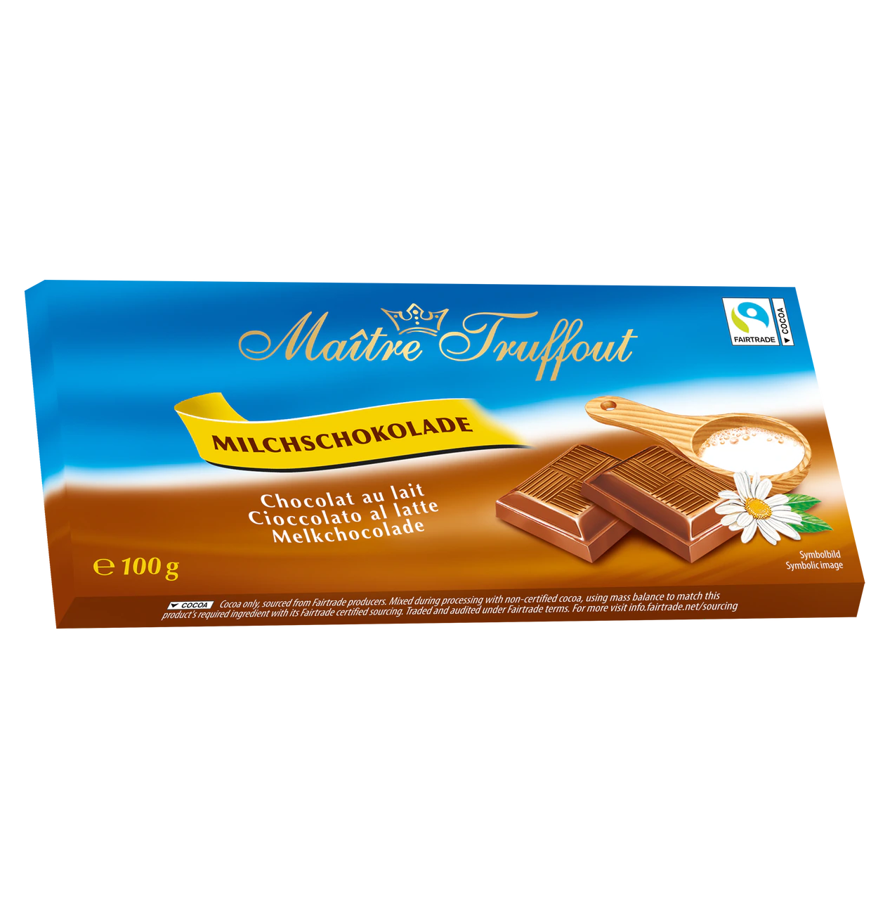 Maître Truffout Milchschokolade 100g