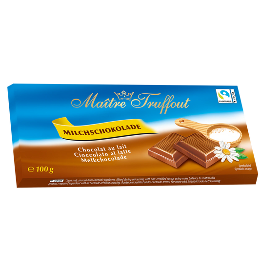Maître Truffout Milchschokolade 100g