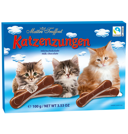 Maître Truffout Milchschokolade Katzenzungen 100g