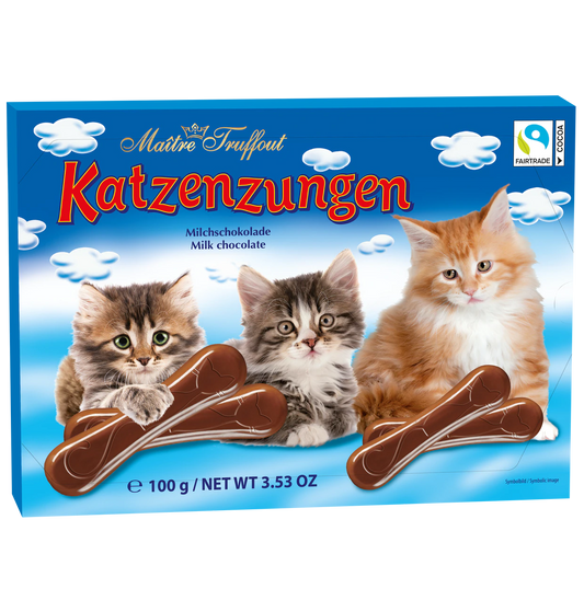 Maître Truffout Milchschokolade Katzenzungen 100g