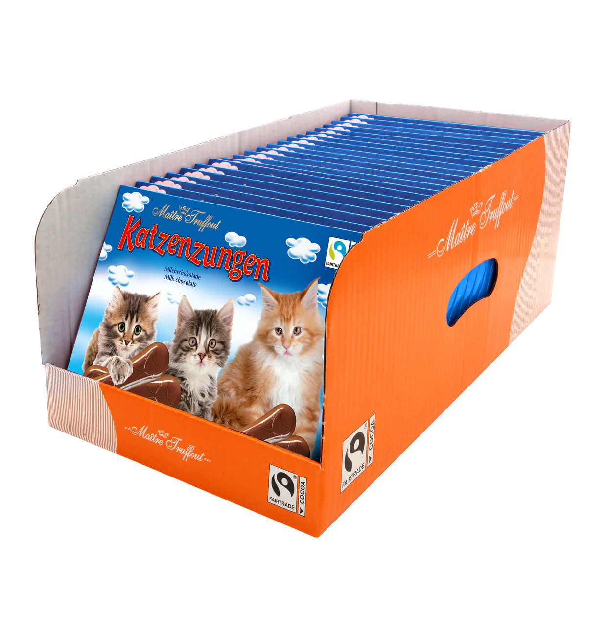 Maître Truffout Milchschokolade Katzenzungen 100g