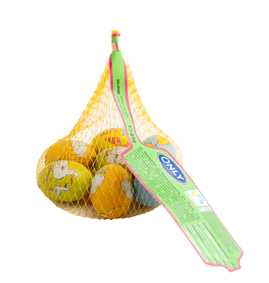 Milchschokoladeeier mit Haselnusscremefüllung groß 84g