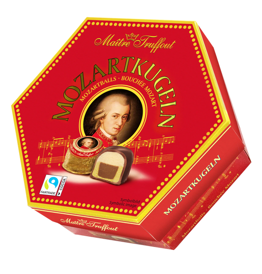 Mozartkugeln 300g in der eckigen Geschenkbox