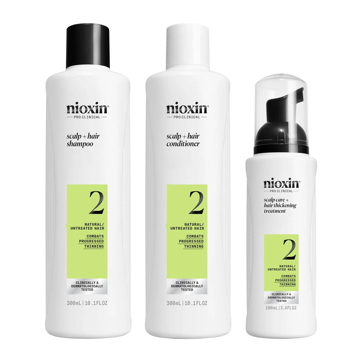 NIOXIN NIOXIN Sistema 2 Shampoo für natürliches Haar mit fortgeschrittener Schwächung 1000 ml Kosmetik