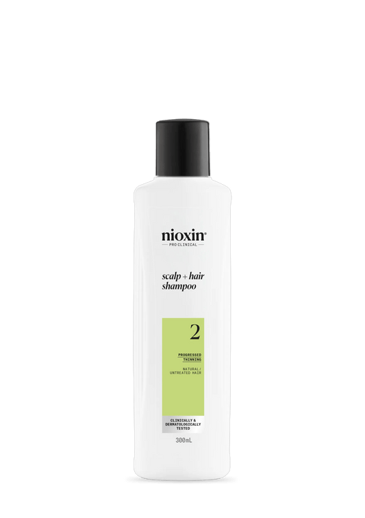 NIOXIN NIOXIN Sistema 2 Shampoo für natürliches Haar mit fortgeschrittenem Schwund 300 ml Kosmetik
