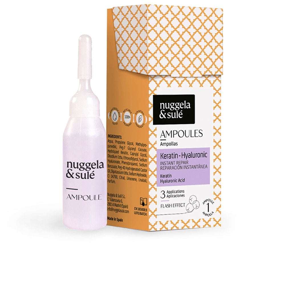 KERATIN-HYALURONIC hair ampoules 1 unit