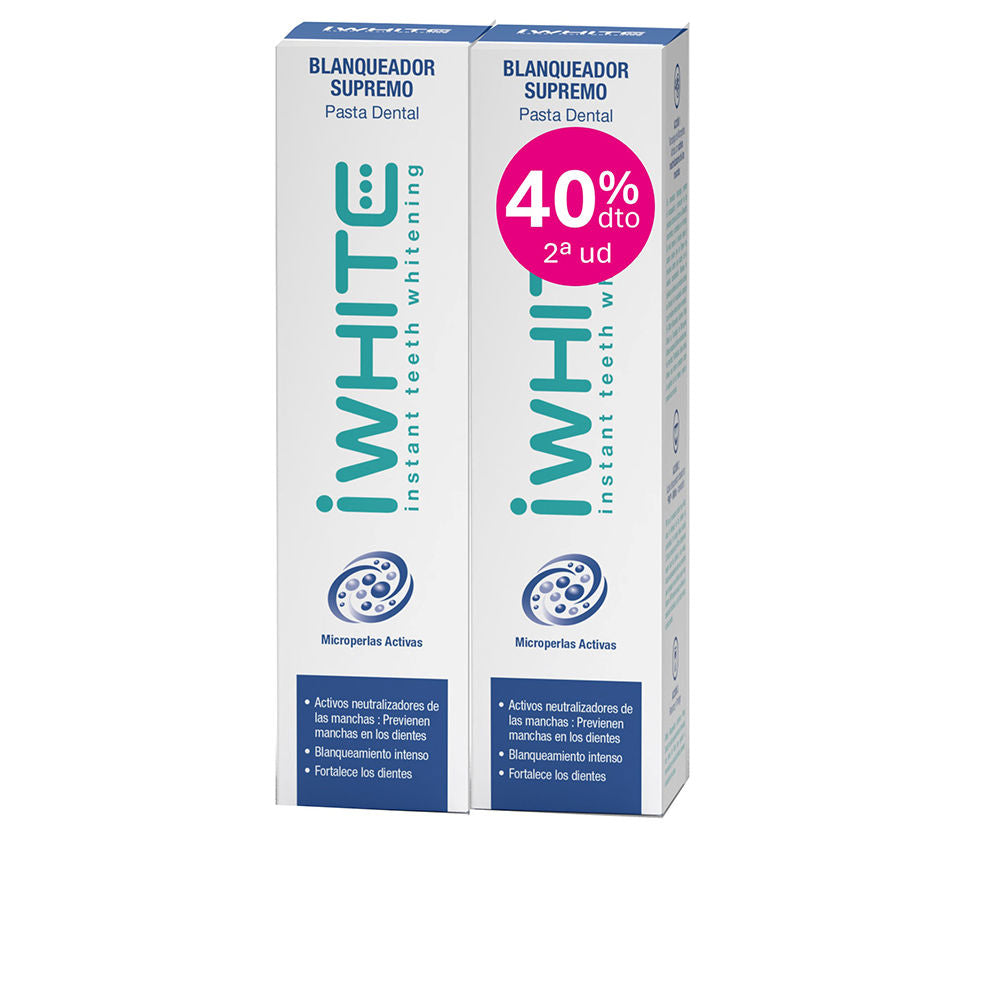 Supreme whitening toothpaste pack of 2 x 75 ml