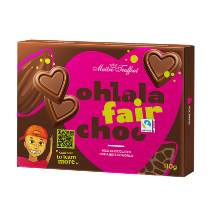 Ohlala Herzpralinen mit Haselnusscremefüllung 110g Maitre Truffout