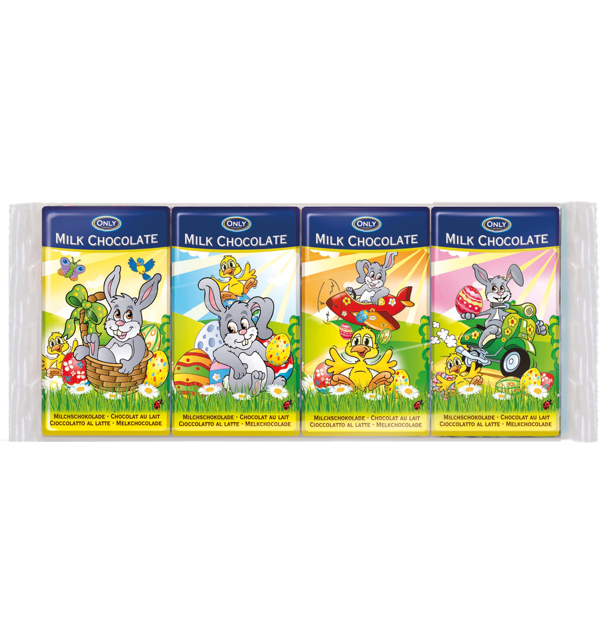 Ostern Milchschokolade 4x15g