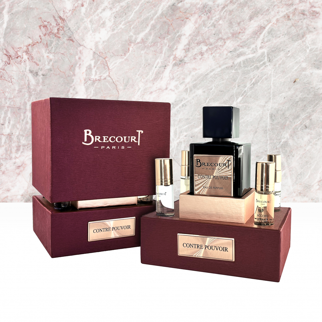 BRECOURT BRECOURT Contre Pouvoir Eau de Parfum 100 ml mit 4 x 6 ml Reisegrößen Set Parfüm