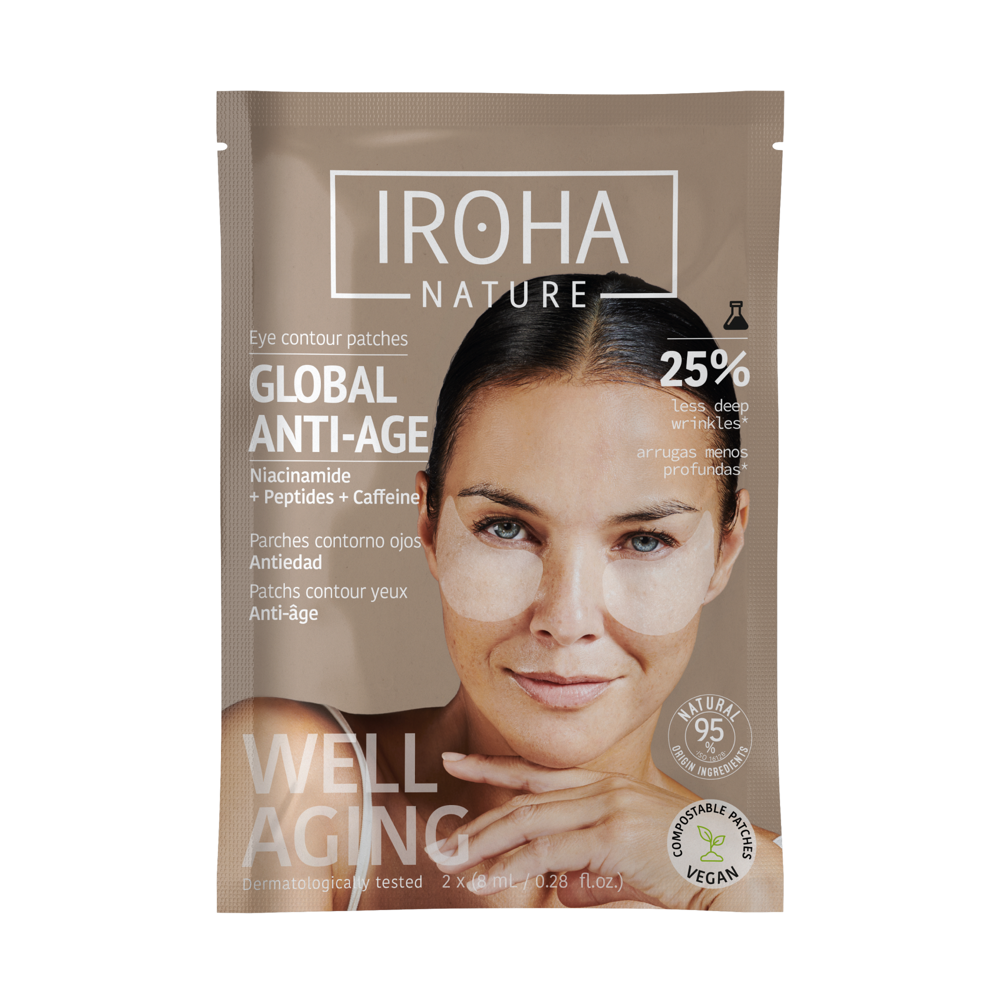 IROHA NATURE IROHA NATURE Global Eye Care Niacinamide Caffeine Peptides 2 U Augenpflege Kosmetik