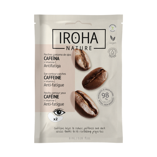 IROHA NATURE Cafeina Augenpads 8 ml Patches Contorno De Ojos Kosmetik