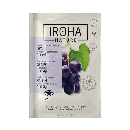 IROHA NATURE Uva Patches Augenpflege 8 ml Kosmetik