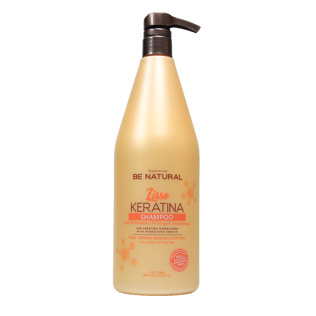 BE NATURAL BE NATURAL Lisso Keratina Shampoo 1 Liter Kosmetik