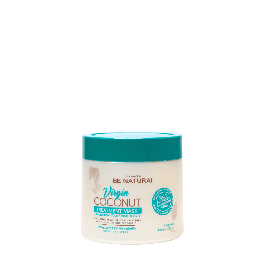 BE NATURAL BE NATURAL Virgin Coconut Mascarilla 350 ml Haarmaske mit Kokosöl Kosmetik