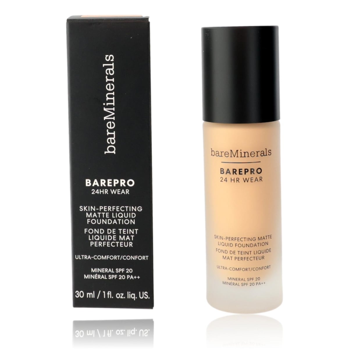 BAREMINERALS BAREMINERALS Barepro 24h Wear Flüssiges Mattes Make-up SPF 20 Fair 15 Neutral 30 ml Kosmetik