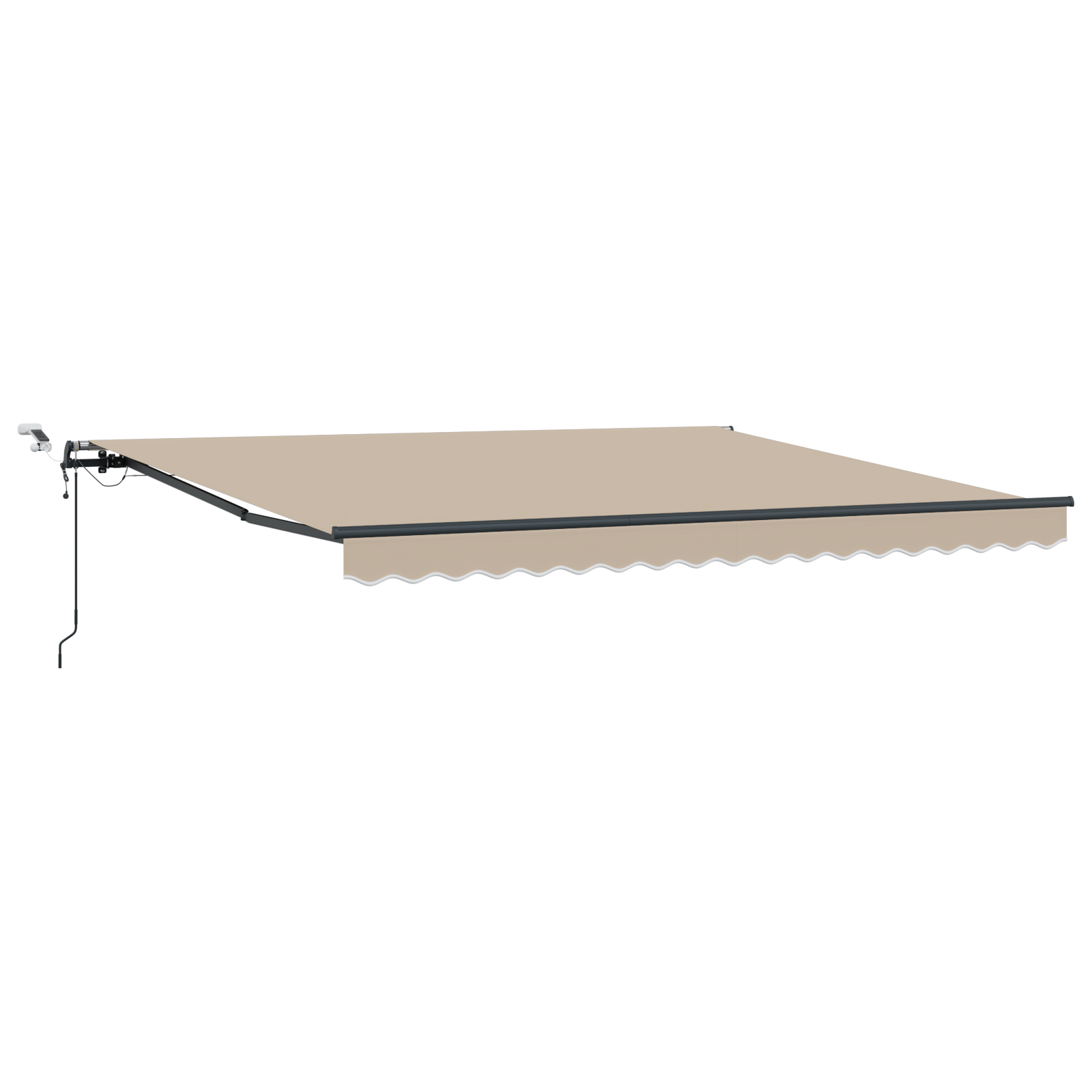 Automatische Einziehbare Markise Mit Led Beige