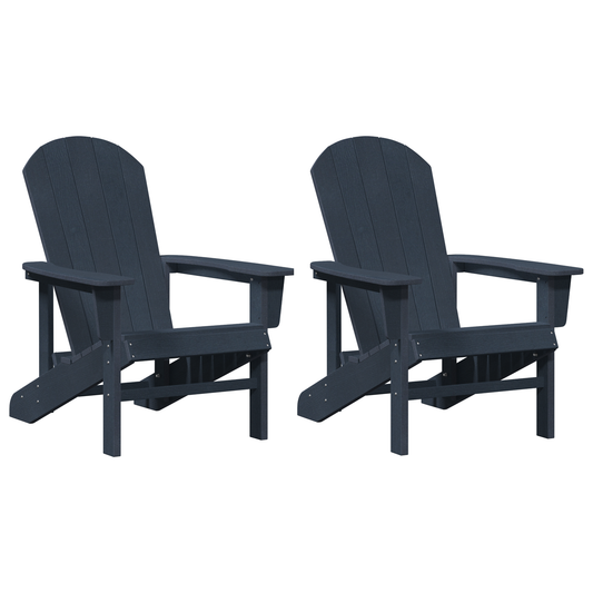 Adirondack Stühle 2 Stück 74X82X90 Cm Hdpe
