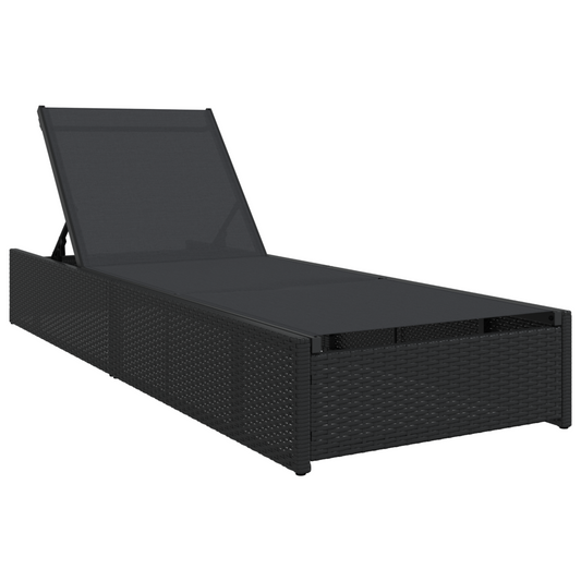 Sonnenliege 60X200X27 Cm Poly Rattan