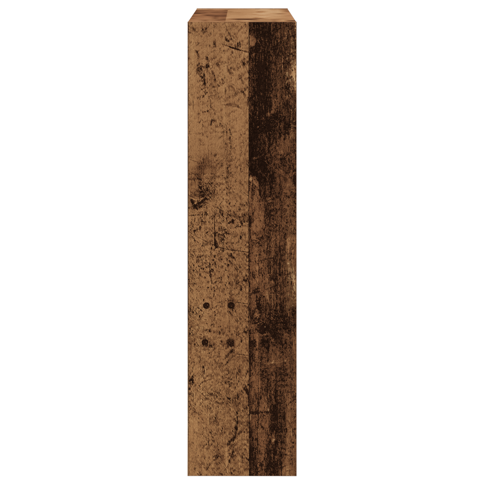Schuhschrank Mit Klappenfach 80X21X87,5 Cm Altholz