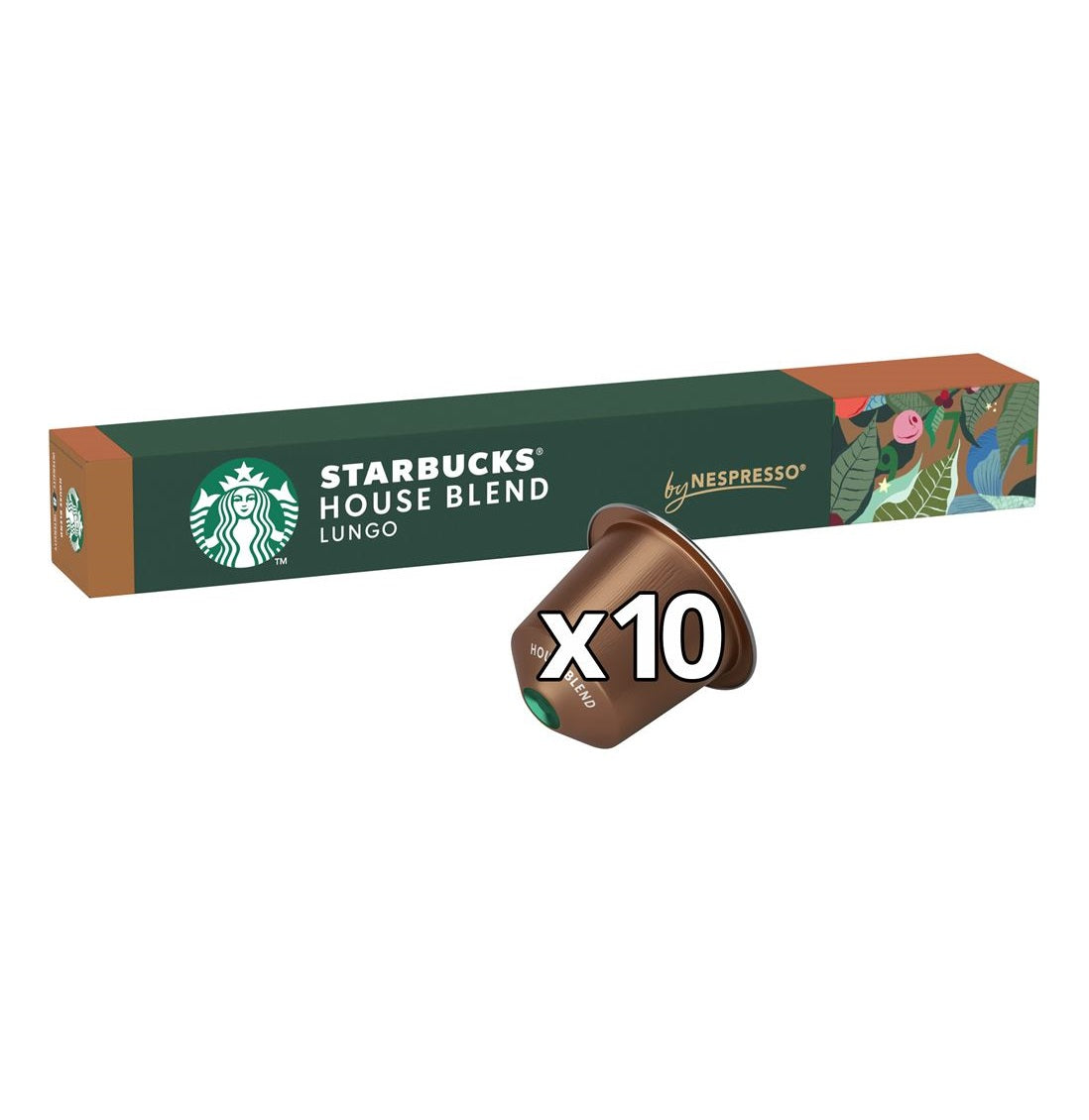 Starbucks Kaffekapseln House Blend Lungo 10x57g für Nespresso