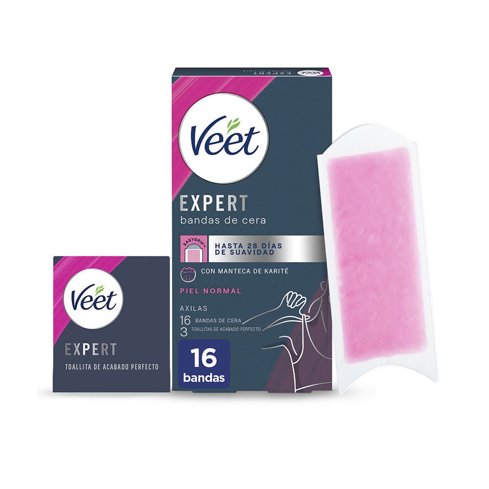 VEET VEET Expert Wachsstreifen für Achseln Normale Haut 16 Stück Kosmetik
