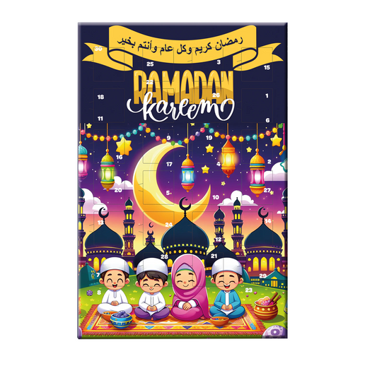 Ramadan Kalender 75g - Ramadan Kalender mit 30 Türchen zum Zuckerfest