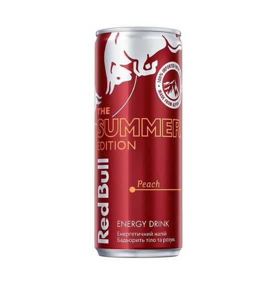 Red Bull Energy Drink Peach 250ml - Candyshop.ch