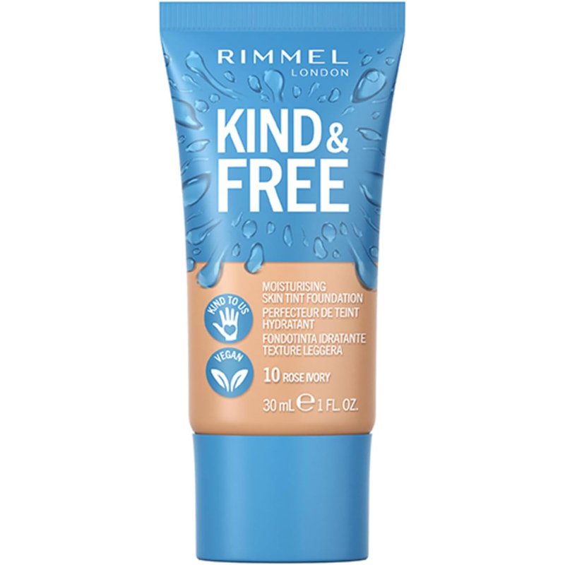 Rimmel London Kind y Free Skin Tint Foundation 10-Rose Ivory