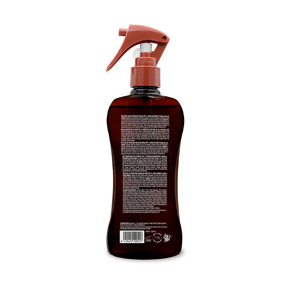 SUN LOVERS BRONZE sunscreen oil spray SPF15 300 ml