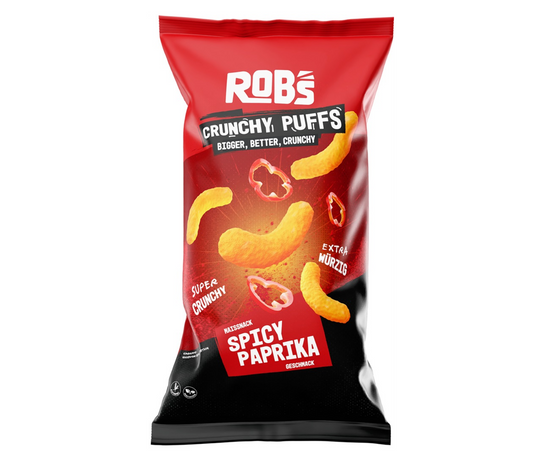 ROB’s Crunchy Puffs Spicy Paprika 130g