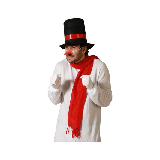 Bigbuy Carnival Verkleidung Für Erwachsene Schneemann Weiß Einheitsgröße (4 Stück)