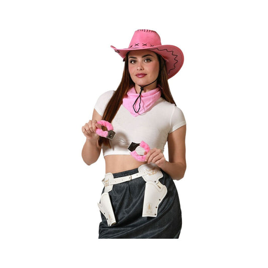 Bigbuy Carnival Verkleidung Für Erwachsene Cowgirl Cowboy Einheitsgröße (4 Stück)