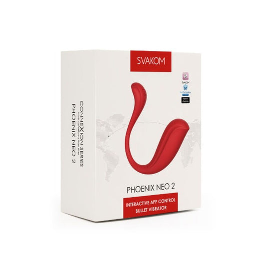 Svakom Phoenix Neo 2 - Interaktiver Vibrator in Rot