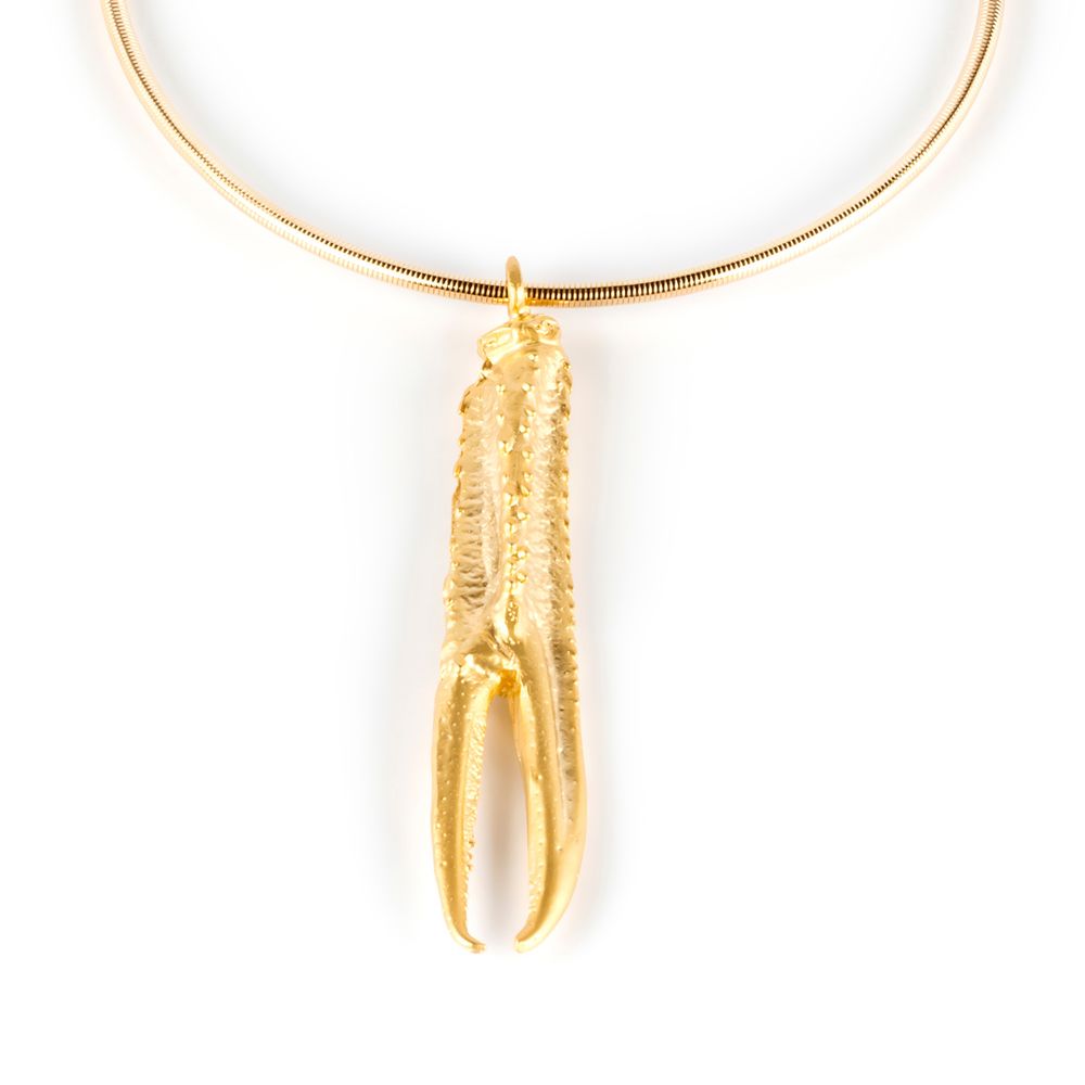 TUENT ELASTIC necklace #shiny gold 1 u