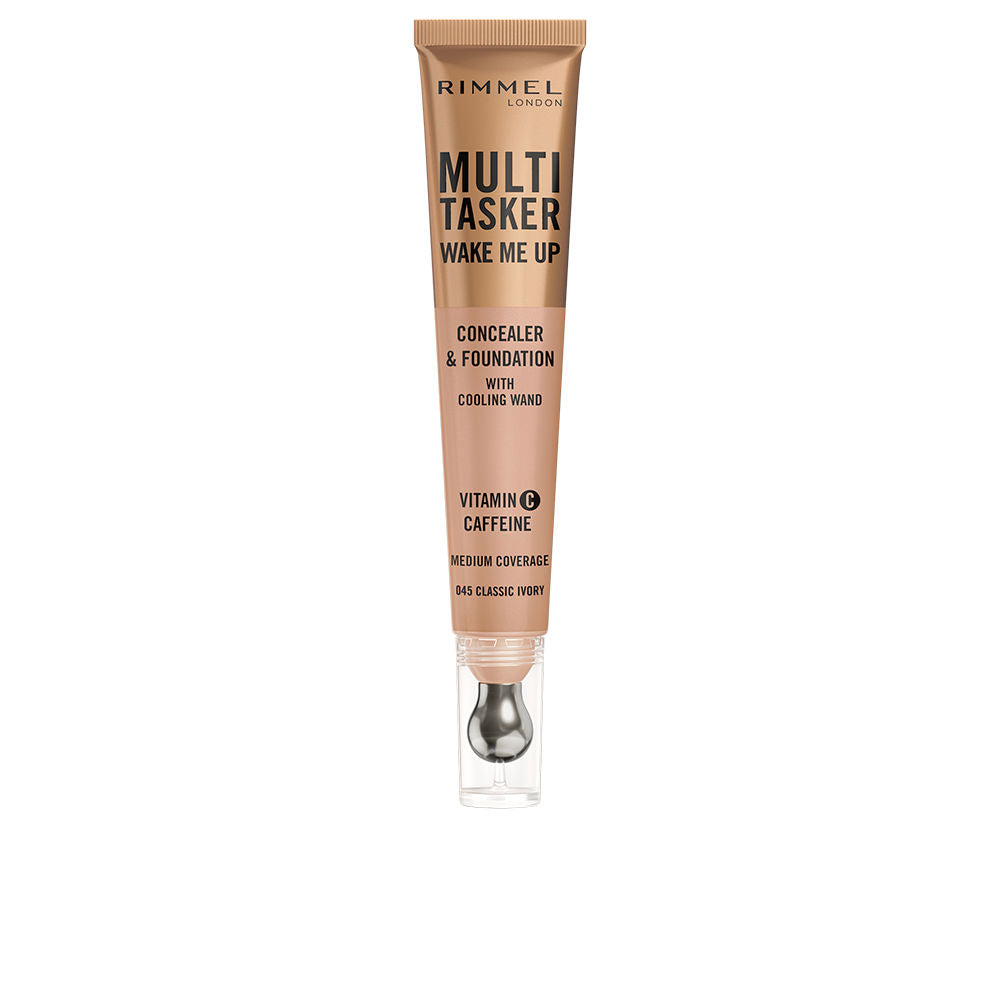 RIMMEL LONDON Multitasker Wake Me Up Corrector Y Base De Maquillaje Classic Ivory 20 ml