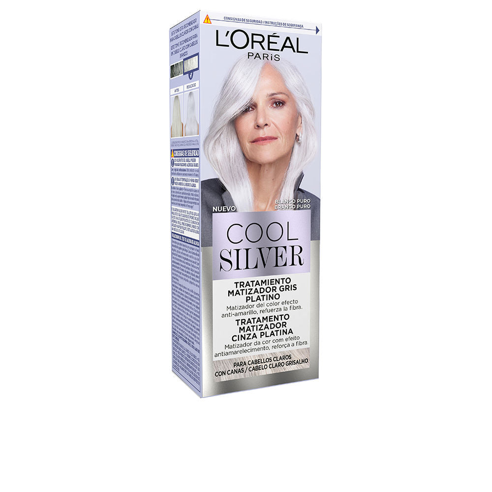 COOL SILVER platinum gray toning treatment #Pure White 1 u